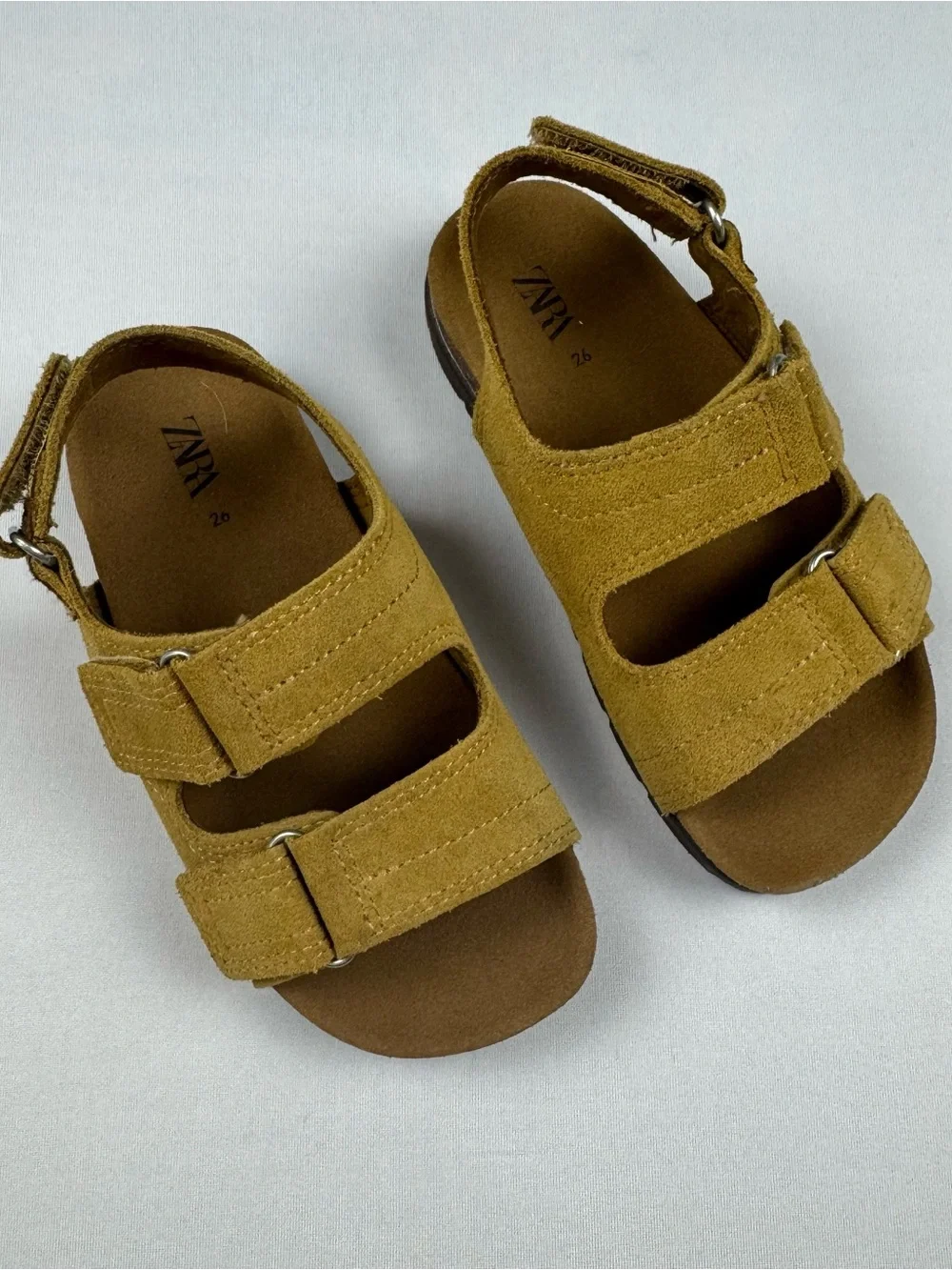 Zara‎ Faux Suede Little Boy Sandals Size 26
